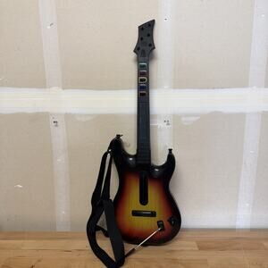 Guitar Hero Wireless Controller PS2 RedOctane Sunburst No Dongle & Battery Cover